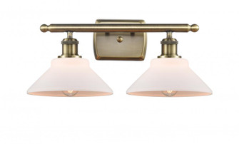 Orwell - 2 Light - 18 inch - Antique Brass - Bath Vanity Light (3442|516-2W-AB-G131-LED)
