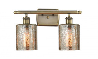 Cobbleskill - 2 Light - 15 inch - Antique Brass - Bath Vanity Light (3442|516-2W-AB-G116)