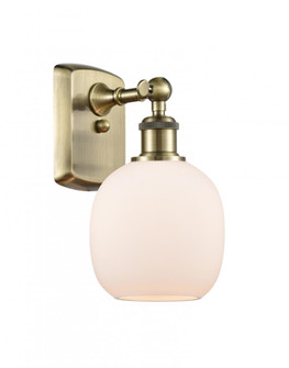 Belfast - 1 Light - 6 inch - Antique Brass - Sconce (3442|516-1W-AB-G101)