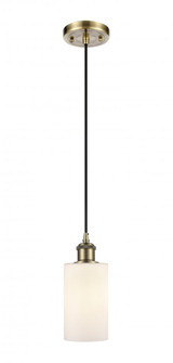 Clymer - 1 Light - 4 inch - Antique Brass - Cord hung - Mini Pendant (3442|516-1P-AB-G801)
