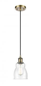 Ellery - 1 Light - 5 inch - Antique Brass - Cord hung - Mini Pendant (3442|516-1P-AB-G394-LED)