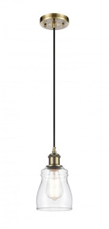 Ellery - 1 Light - 5 inch - Antique Brass - Cord hung - Mini Pendant (3442|516-1P-AB-G392)