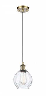 Waverly - 1 Light - 6 inch - Antique Brass - Cord hung - Mini Pendant (3442|516-1P-AB-G362-LED)