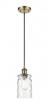 Candor - 1 Light - 5 inch - Antique Brass - Cord hung - Mini Pendant (3442|516-1P-AB-G352-LED)