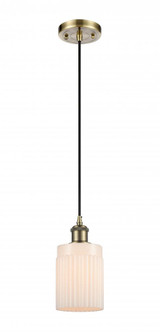 Hadley - 1 Light - 5 inch - Antique Brass - Cord hung - Mini Pendant (3442|516-1P-AB-G341-LED)