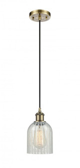 Caledonia - 1 Light - 5 inch - Antique Brass - Cord hung - Mini Pendant (3442|516-1P-AB-G2511-LED)