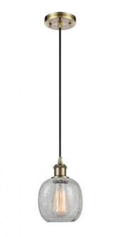Belfast - 1 Light - 6 inch - Antique Brass - Cord hung - Mini Pendant (3442|516-1P-AB-G105-LED)