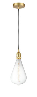 Edison - 1 Light - 7 inch - Satin Gold - Cord hung - Mini Pendant (3442|616-1P-SG-BB164LED)