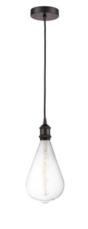 Edison - 1 Light - 7 inch - Oil Rubbed Bronze - Cord hung - Mini Pendant (3442|616-1P-OB-BB164LED)