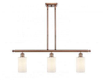 Clymer - 3 Light - 36 inch - Antique Copper - Stem hung - Island Light (3442|516-3I-AC-G801)