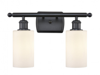 Clymer - 2 Light - 14 inch - Matte Black - Bath Vanity Light (3442|516-2W-BK-G801)
