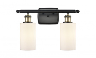 Clymer - 2 Light - 14 inch - Black Antique Brass - Bath Vanity Light (3442|516-2W-BAB-G801)