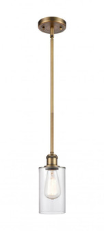 Clymer - 1 Light - 4 inch - Brushed Brass - Mini Pendant (3442|516-1S-BB-G802)