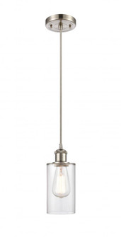Clymer - 1 Light - 4 inch - Brushed Satin Nickel - Cord hung - Mini Pendant (3442|516-1P-SN-G802-LED)