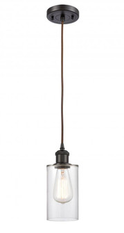 Clymer - 1 Light - 4 inch - Oil Rubbed Bronze - Cord hung - Mini Pendant (3442|516-1P-OB-G802-LED)