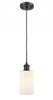 Clymer - 1 Light - 4 inch - Oil Rubbed Bronze - Cord hung - Mini Pendant (3442|516-1P-OB-G801-LED)