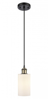 Clymer - 1 Light - 4 inch - Black Antique Brass - Cord hung - Mini Pendant (3442|516-1P-BAB-G801)
