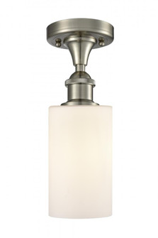 Clymer - 1 Light - 4 inch - Brushed Satin Nickel - Semi-Flush Mount (3442|516-1C-SN-G801-LED)