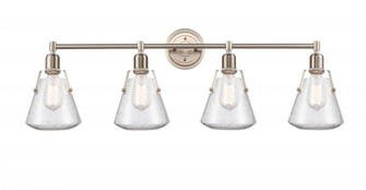 Luna - 4 Light - 40 inch - Satin Nickel - Bath Vanity Light (3442|422-4W-SN-7SDY-LED)