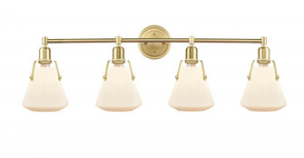 Luna - 4 Light - 40 inch - Satin Brass - Bath Vanity Light (3442|422-4W-SB-7W-LED)