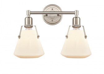 Luna - 2 Light - 18 inch - Satin Nickel - Bath Vanity Light (3442|422-2W-SN-7W)