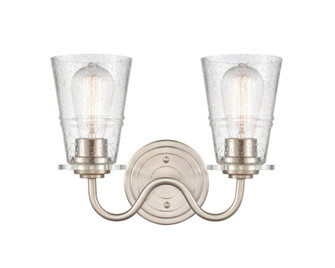 Scarlett - 2 Light - 14 inch - Satin Nickel - Bath Vanity Light (3442|421-2W-SN-SDY-LED)