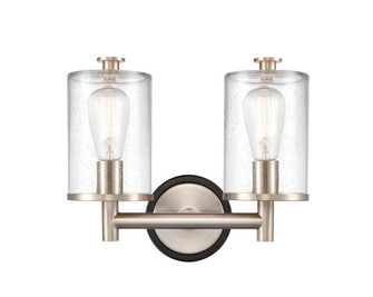 Marlowe - 2 Light - 14 inch - Black Satin Nickel - Bath Vanity Light (3442|418-2W-BSN-SDY-LED)