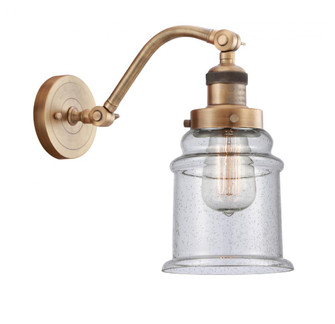 Canton - 1 Light - 6 inch - Brushed Brass - Adjustable Sconce (3442|515-1W-BB-G184)