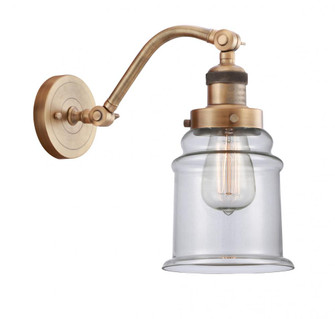 Canton - 1 Light - 6 inch - Brushed Brass - Adjustable Sconce (3442|515-1W-BB-G182)