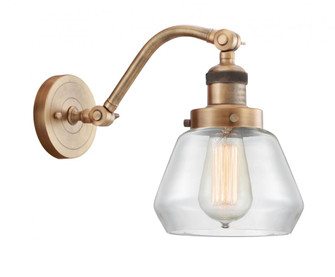 Fulton - 1 Light - 7 inch - Brushed Brass - Adjustable Sconce (3442|515-1W-BB-G172-LED)