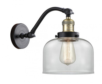 Bell - 1 Light - 8 inch - Black Antique Brass - Adjustable Sconce (3442|515-1W-BAB-G72-LED)