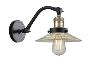 Halophane - 1 Light - 9 inch - Black Antique Brass - Adjustable Sconce (3442|515-1W-BAB-G2-LED)