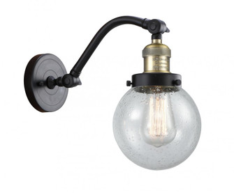 Beacon - 1 Light - 6 inch - Black Antique Brass - Adjustable Sconce (3442|515-1W-BAB-G204-6-LED)
