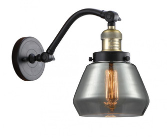 Fulton - 1 Light - 7 inch - Black Antique Brass - Adjustable Sconce (3442|515-1W-BAB-G173-LED)