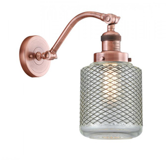 Stanton - 1 Light - 6 inch - Antique Copper - Adjustable Sconce (3442|515-1W-AC-G262)