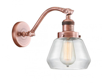 Fulton - 1 Light - 7 inch - Antique Copper - Adjustable Sconce (3442|515-1W-AC-G172)