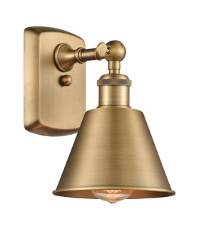 Smithfield - 1 Light - 7 inch - Brushed Brass - Sconce (3442|516-1W-BB-M8-LED)