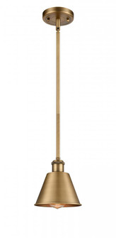 Smithfield - 1 Light - 7 inch - Brushed Brass - Mini Pendant (3442|516-1S-BB-M8-LED)