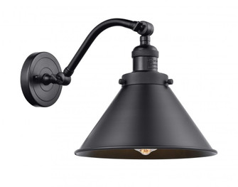 Briarcliff - 1 Light - 10 inch - Matte Black - Adjustable Sconce (3442|515-1W-BK-M10-BK-LED)