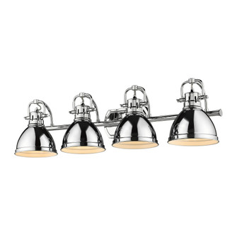 Yep by Golden Lighting Duncan 4-light Vanity in Chrome (36|3602-BA4 CH-CH)