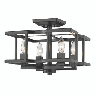 Bellare Semi-Flush (36|7151-SF BLK)