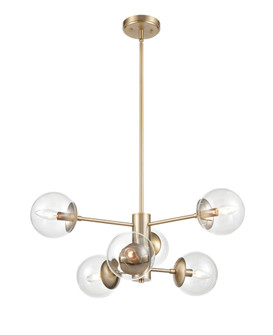 Avell 6-Light Pendant light Modern Gold (670|8156-MG)