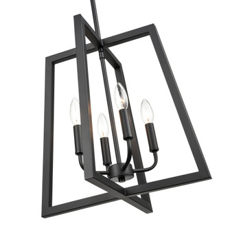4-Light Pendant light Matte Black (670|8144-MB)