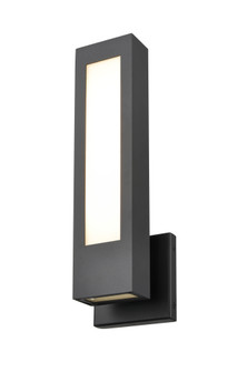 Amster 1-Light LED Outdoor Wall Sconce Powder Coated Black (670|8071-PBK)