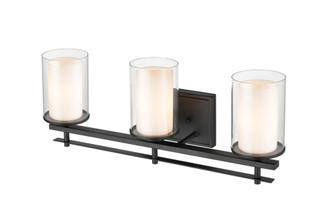 Huderson 3-Light Vanity Matte Black (670|5503-MB)