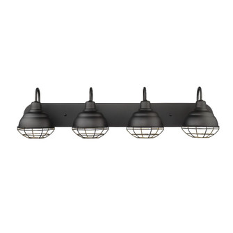 Neo-Industrial 4-Light Vanity Matte Black (670|5424-MB)