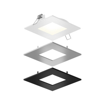 4 Inch Square LED Recessed Panel Light With Multi Trim (776|SPN4SQ-CC-3T)