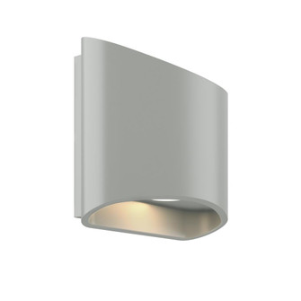 6 Inch Oval Up/Down LED Wall Sconce (776|LEDWALL-H-SG)