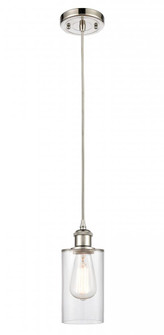 Clymer - 1 Light - 4 inch - Polished Nickel - Cord hung - Mini Pendant (3442|516-1P-PN-G802-LED)