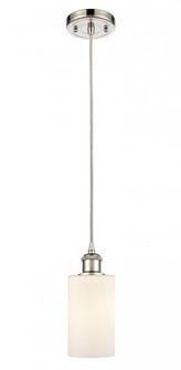 Clymer - 1 Light - 4 inch - Polished Nickel - Cord hung - Mini Pendant (3442|516-1P-PN-G801)